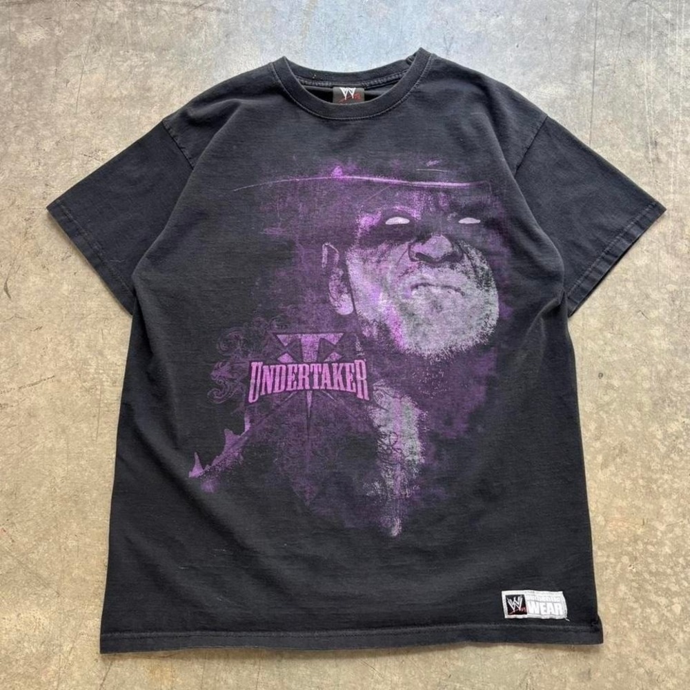 Vintage‎ Undertaker WWE Wrestling T Shirt Size Large